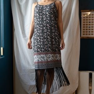 Fringe Midi Dress